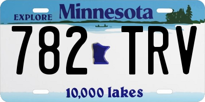 MN license plate 782TRV