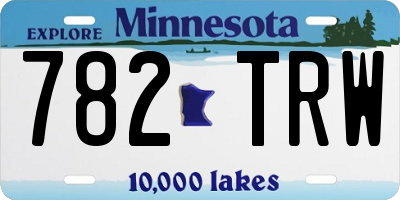 MN license plate 782TRW