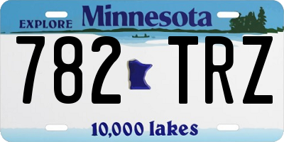MN license plate 782TRZ