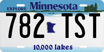 MN license plate 782TST
