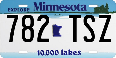 MN license plate 782TSZ