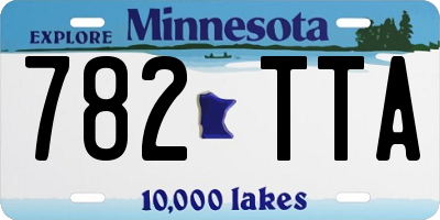 MN license plate 782TTA