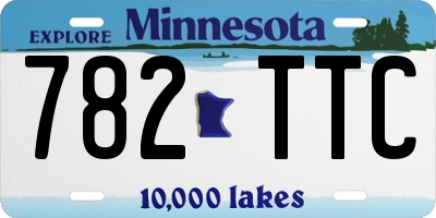 MN license plate 782TTC