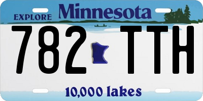 MN license plate 782TTH