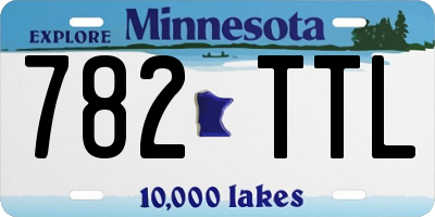 MN license plate 782TTL