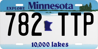 MN license plate 782TTP