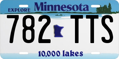 MN license plate 782TTS