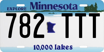 MN license plate 782TTT