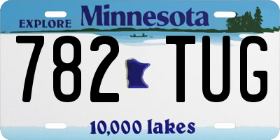 MN license plate 782TUG