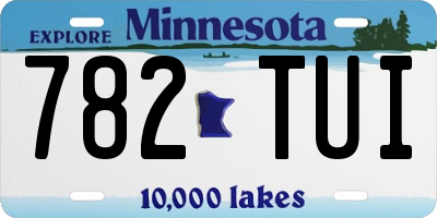 MN license plate 782TUI