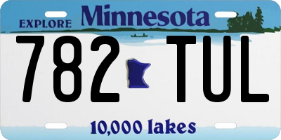 MN license plate 782TUL