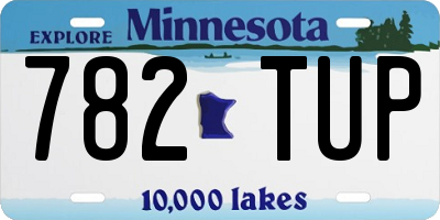 MN license plate 782TUP