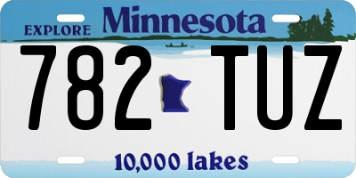 MN license plate 782TUZ
