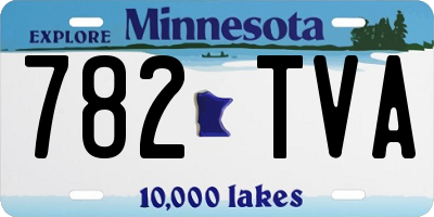 MN license plate 782TVA