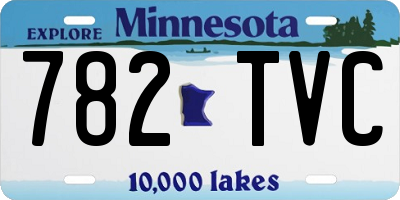 MN license plate 782TVC