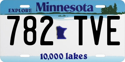 MN license plate 782TVE