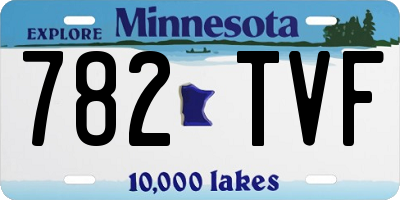 MN license plate 782TVF