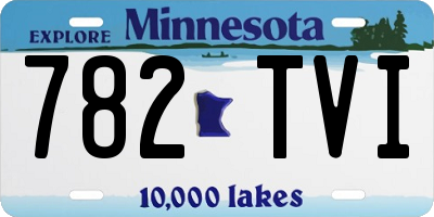 MN license plate 782TVI