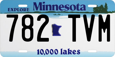 MN license plate 782TVM