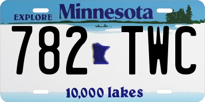 MN license plate 782TWC