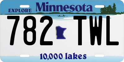 MN license plate 782TWL