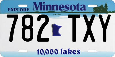 MN license plate 782TXY