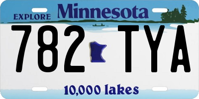 MN license plate 782TYA