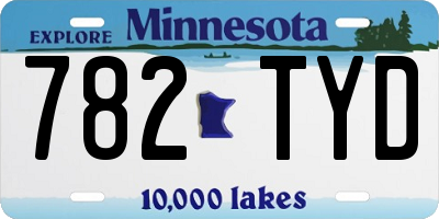MN license plate 782TYD