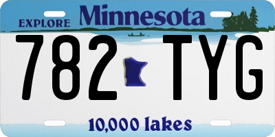 MN license plate 782TYG