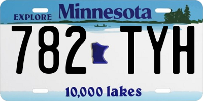 MN license plate 782TYH