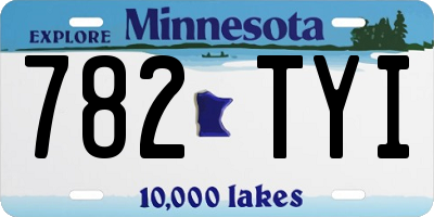 MN license plate 782TYI