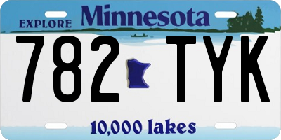 MN license plate 782TYK