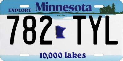 MN license plate 782TYL