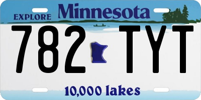MN license plate 782TYT