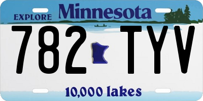 MN license plate 782TYV