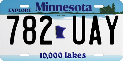 MN license plate 782UAY