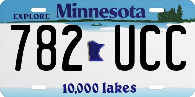 MN license plate 782UCC