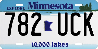 MN license plate 782UCK