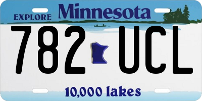 MN license plate 782UCL