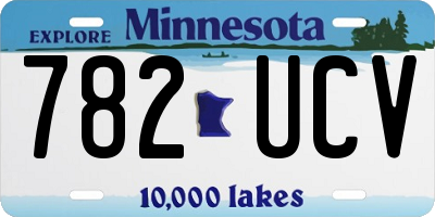 MN license plate 782UCV