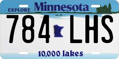 MN license plate 784LHS