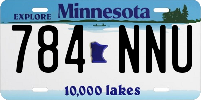 MN license plate 784NNU