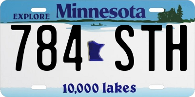 MN license plate 784STH