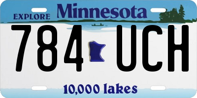 MN license plate 784UCH