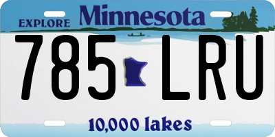 MN license plate 785LRU
