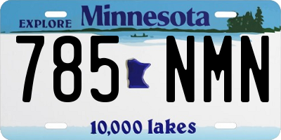 MN license plate 785NMN