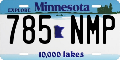 MN license plate 785NMP