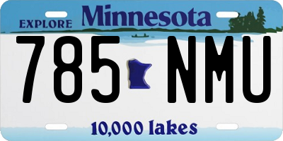 MN license plate 785NMU