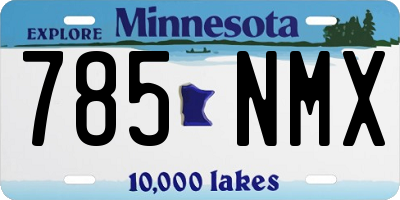 MN license plate 785NMX