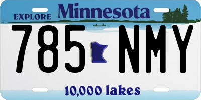 MN license plate 785NMY